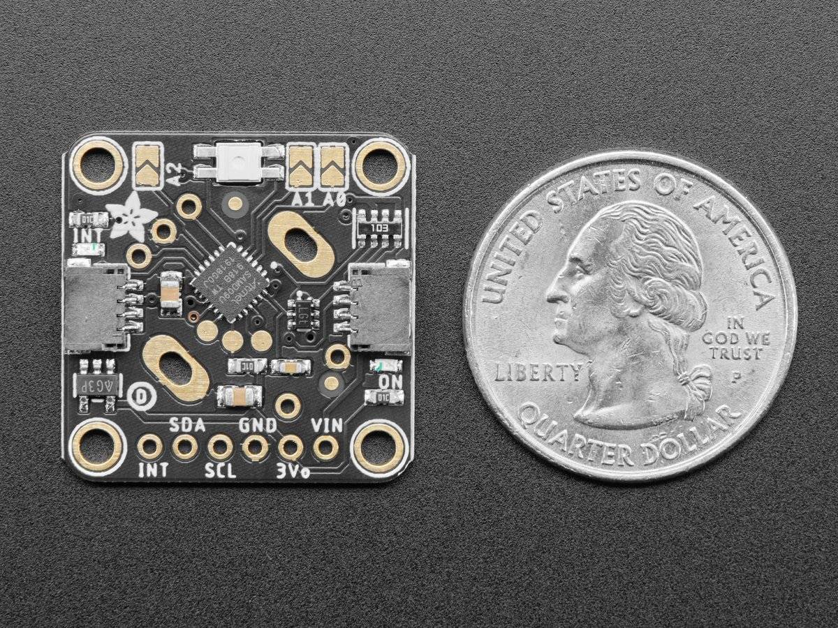 Adafruit I2C QT Rotary Encoder with NeoPixel STEMMA QT Qwiic-4