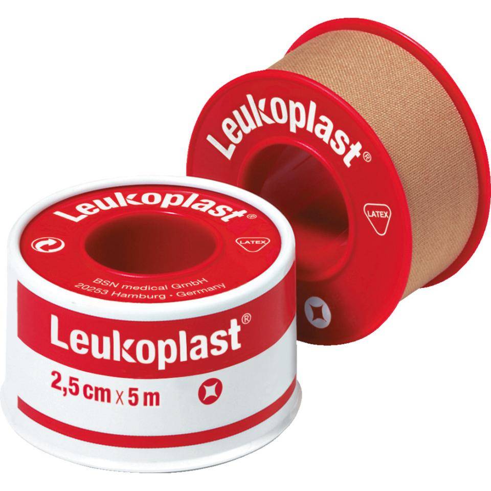 Leukoplast® Fixierpflaster, beige, 2,5cmx5m, 12 Rollen/VE-1