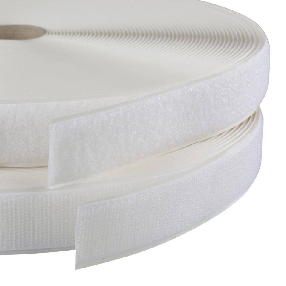 Klettband zur Montage von Schildern, selbstklebend, 25mmx25m-2