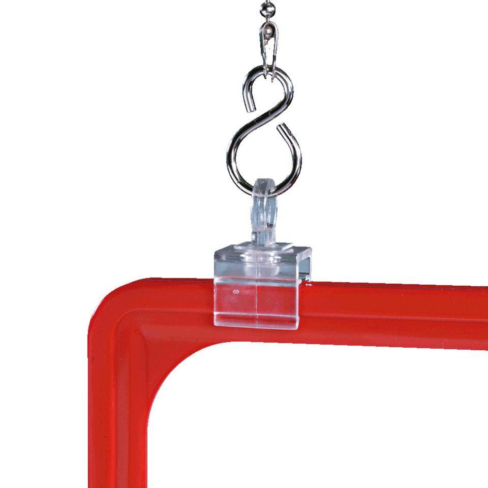 Aufhängeöse, drehbar, transparent, Polycarbonat, 10/VE-1