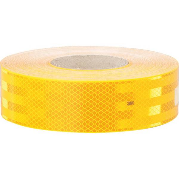 3M™ Konturenmarkierung Serie 983, ECE 104, gelb, Hochleistungsfolie, 55mmx50m/Rolle