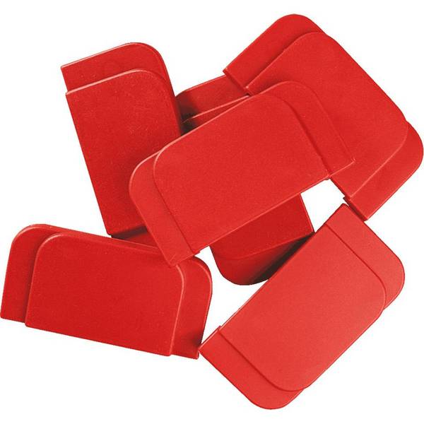 Ersatzoberplatte, für Fluchtürhaube Paniktreibriegel, rot, 6/VE