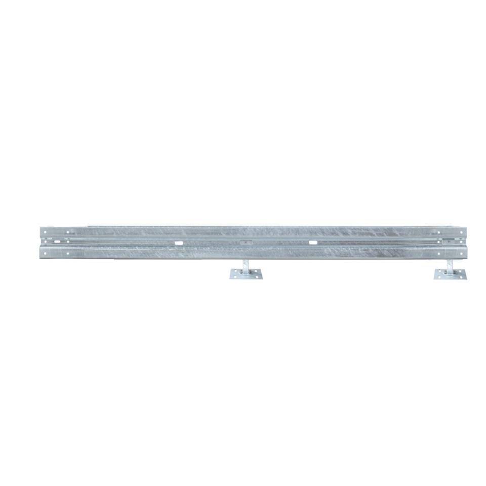Ergänzungs-Set Stahlschutzplanken Typ B, zum Aufdübeln, Baulänge 4m-1