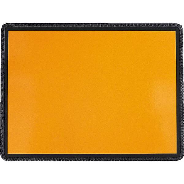 Gefahrguttafel, blanko, korrosionsbeständig, orange, Stahlblech,400x300mm, GGVS, ADR