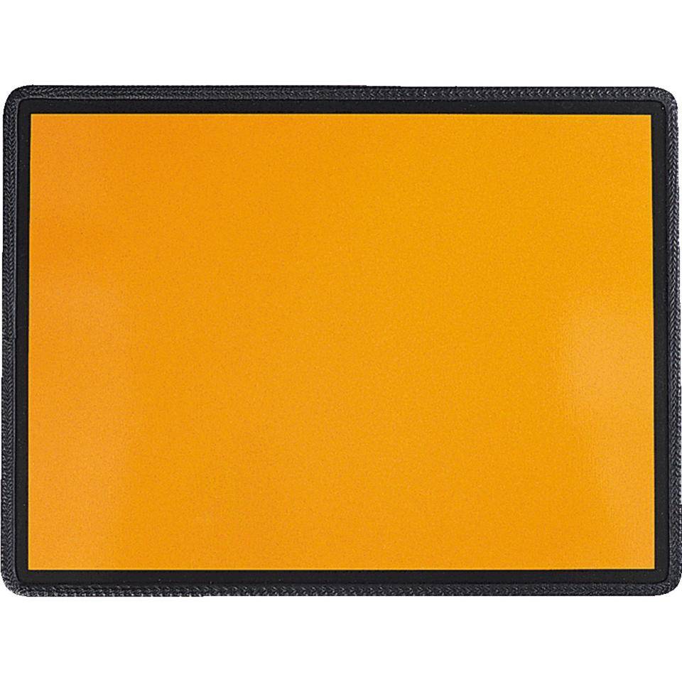 Gefahrguttafel, blanko, korrosionsbeständig, orange, Stahlblech,400x300mm, GGVS, ADR-0
