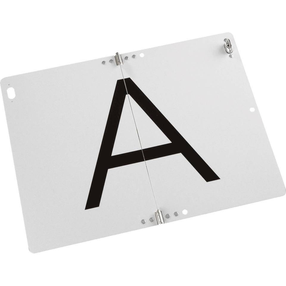 Warntafel f.Abfalltransporte gemäß krW-/AbfG §55(1) klappbar, 2 Verschl., 400x300mm-0