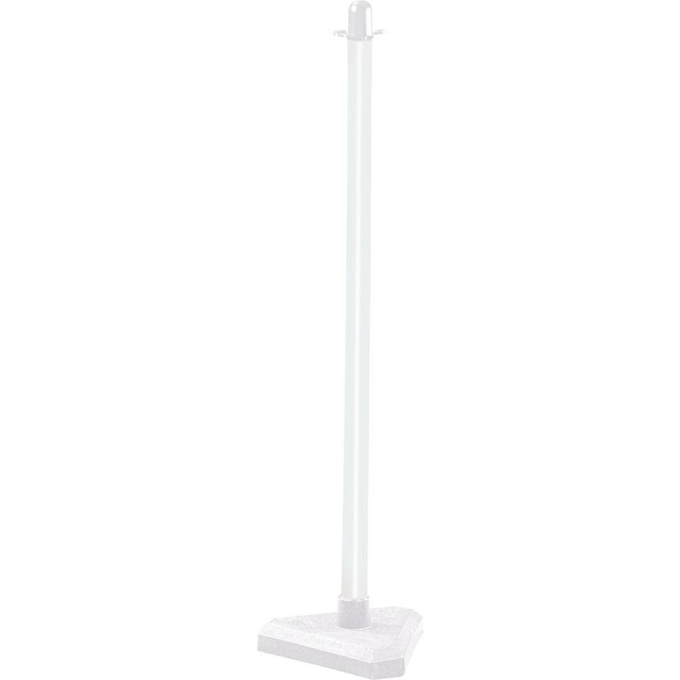 K.57 Kettenständer Intern Medi, mit Standfuß, weiß, Kunststoff, Ø 40mm, 900mm-0