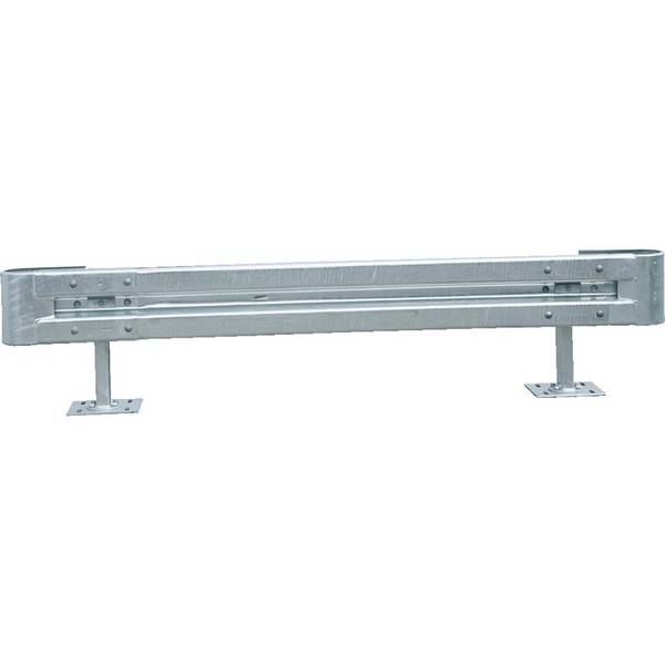 Starter-Set Stahlschutzplanken Typ B, zum Aufdübeln, Baulänge 2m