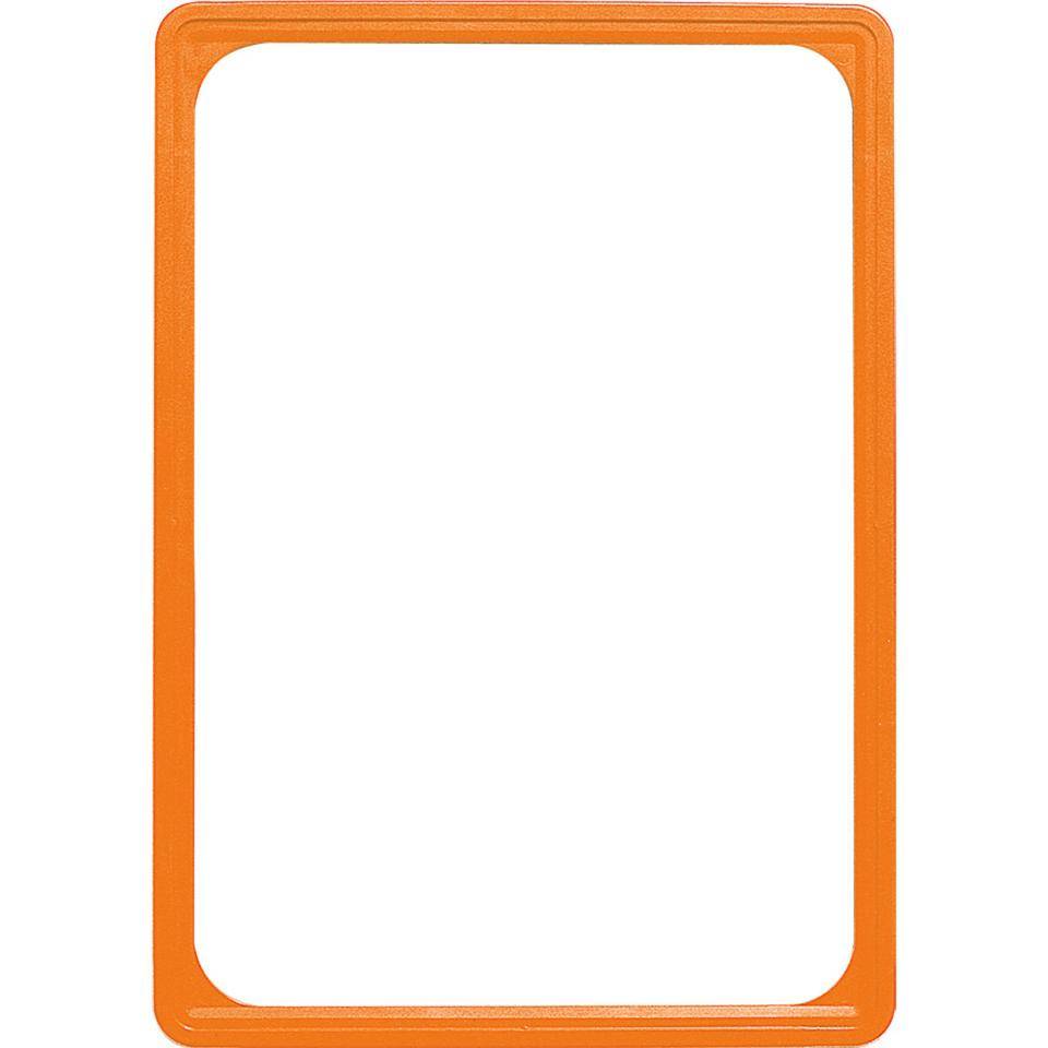 Kunststoffrahmen, orange, Kunststoff, inkl.Befestigungsmaterial,DIN A4-0