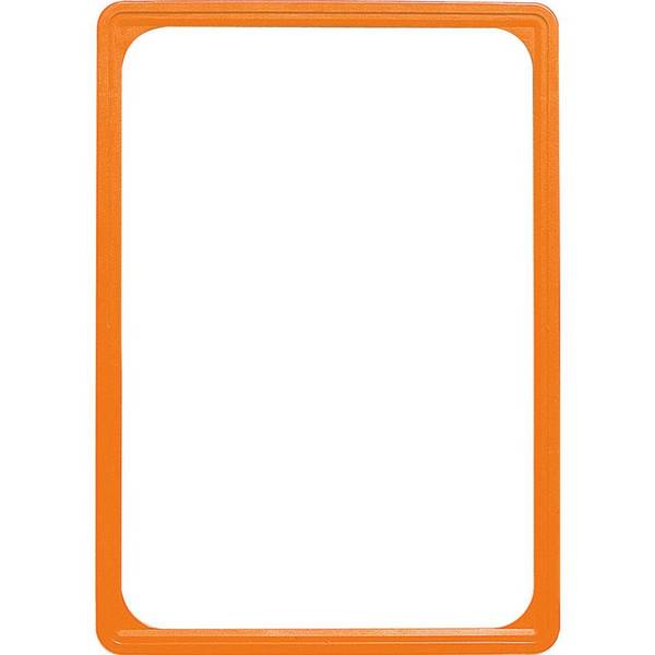 Kunststoffrahmen, orange, Kunststoff, inkl.Befestigungsmaterial,DIN A4