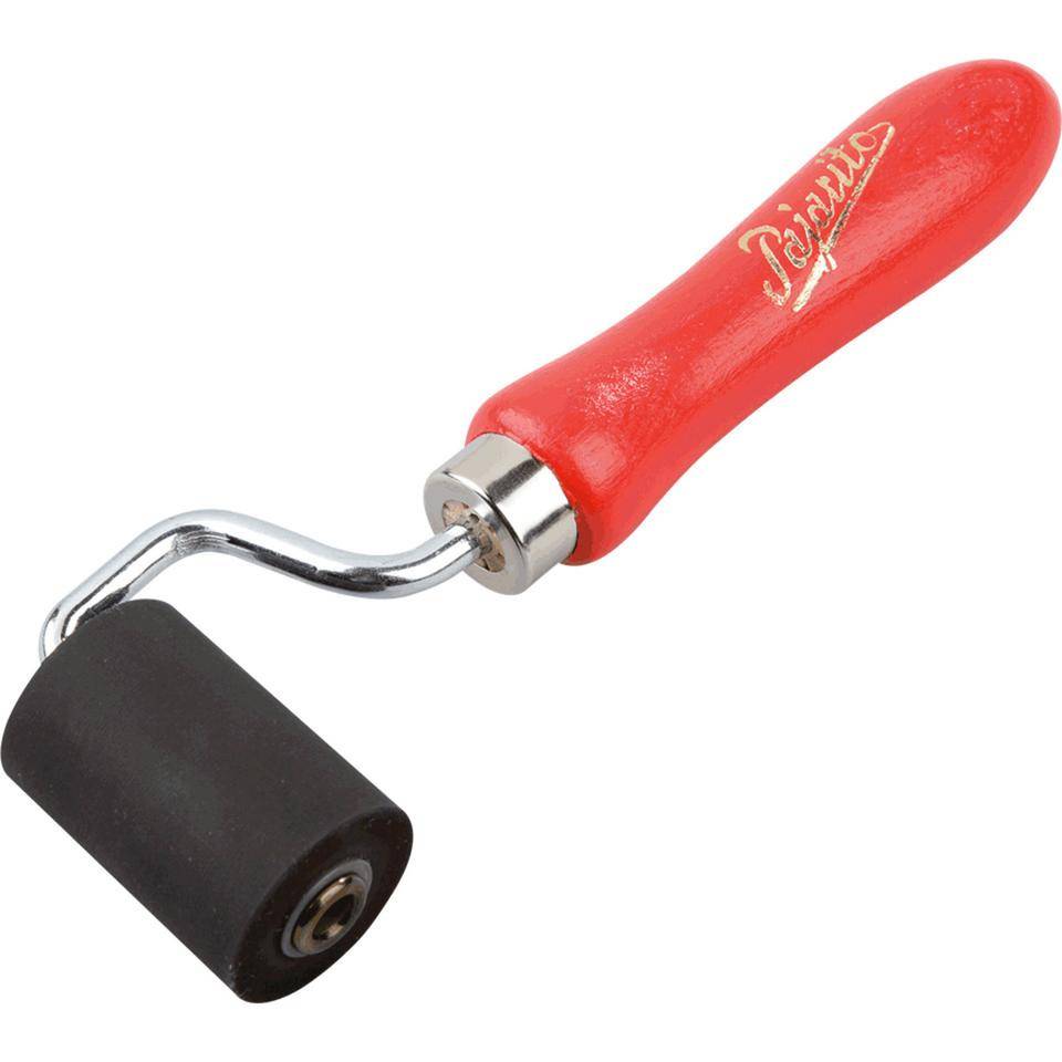 Andrückrolle, zum blasenfreien Anbringen von Folien, Zylinder Ø 30mm, Länge 45mm-0