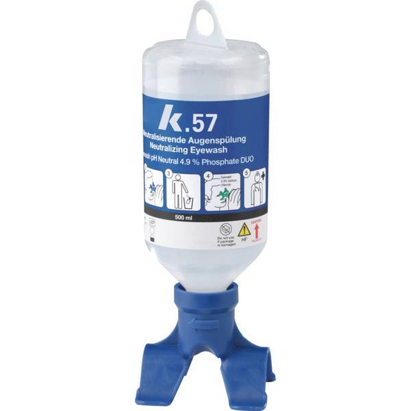 K.57 Augenspülung pH Neutral Duo, DIN EN 15154-4, Spülzeit 2 Minuten, 500ml/Flasche