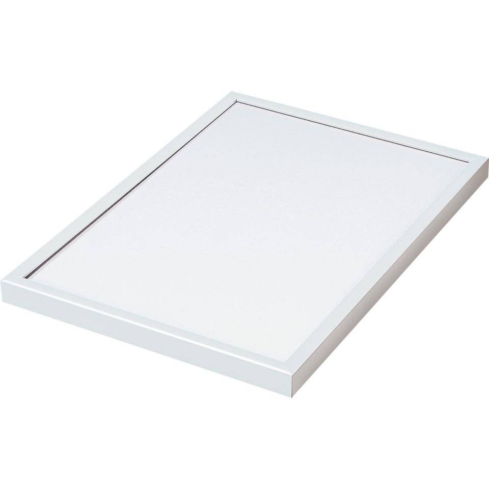 Wechselrahmen, spitze Ecken, weiß, Aluminium, Einlegemaß 700x1000mm-0
