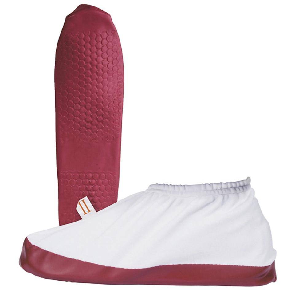 KCL Überziehschuh 971+, Kat.I, weiß/rot, Baumwolle/PVC, Größe 1 (39-42)-0
