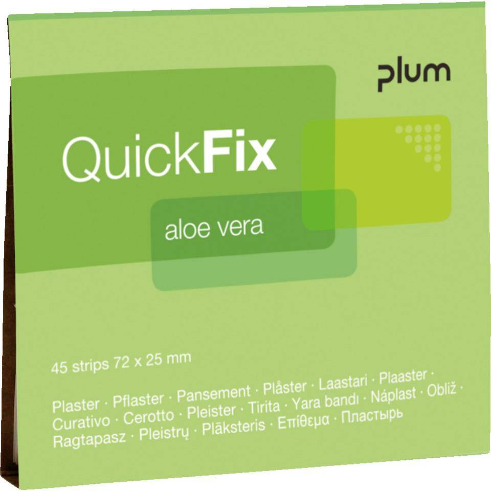 Nachfüllpack QuickFix Aloe Vera, PE/Textilgewebe, 72x25mm, 270/VE-0