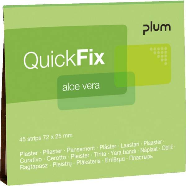 Nachfüllpack QuickFix Aloe Vera, PE/Textilgewebe, 72x25mm, 270/VE