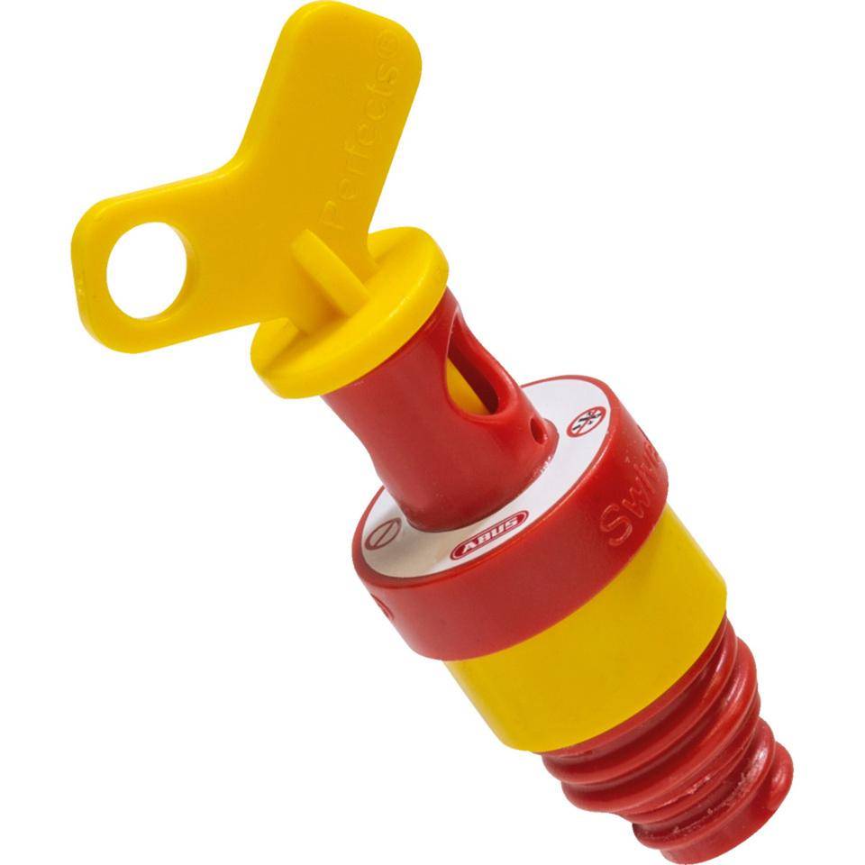 ABUS D0-Sicherungs-Verriegelung, für E14/E18 Gewinde, gelb/rot, 52mm-0