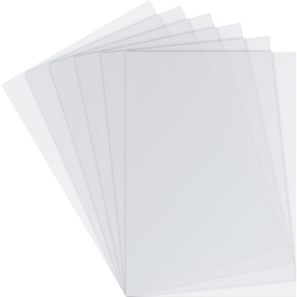 Milchglasfolie für Türschild Monaco A6, blanko, zum Selbstbeschriften, 10/VE-0