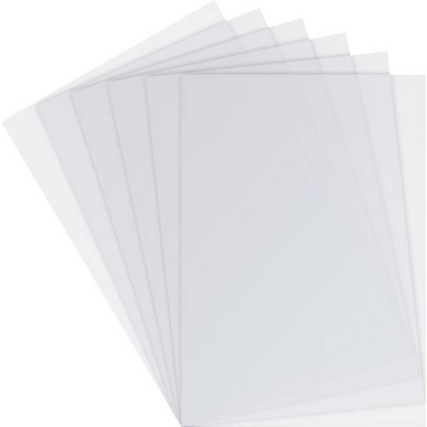 Milchglasfolie für Türschild Monaco A6, blanko, zum Selbstbeschriften, 10/VE