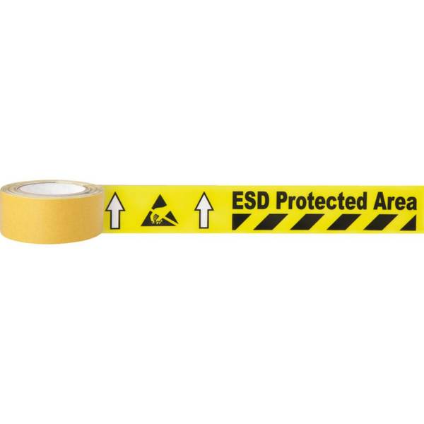 K.57 Bodenmarkierungsband ESD Protected Area, PVC, 50mm, 5m/Rolle