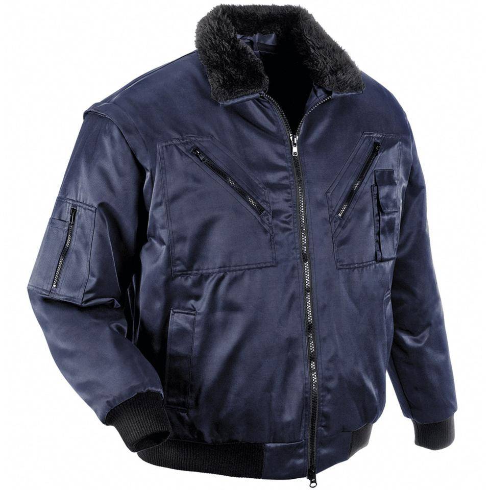 Pilotenjacke Oslo, marine, verstärkte Baumwolle, Größe M-0