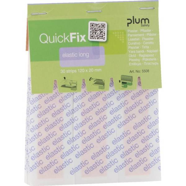 Nachfüllpack QuickFix Fingerverband elastisch, Textilgewebe, 120x20mm, 180/VE