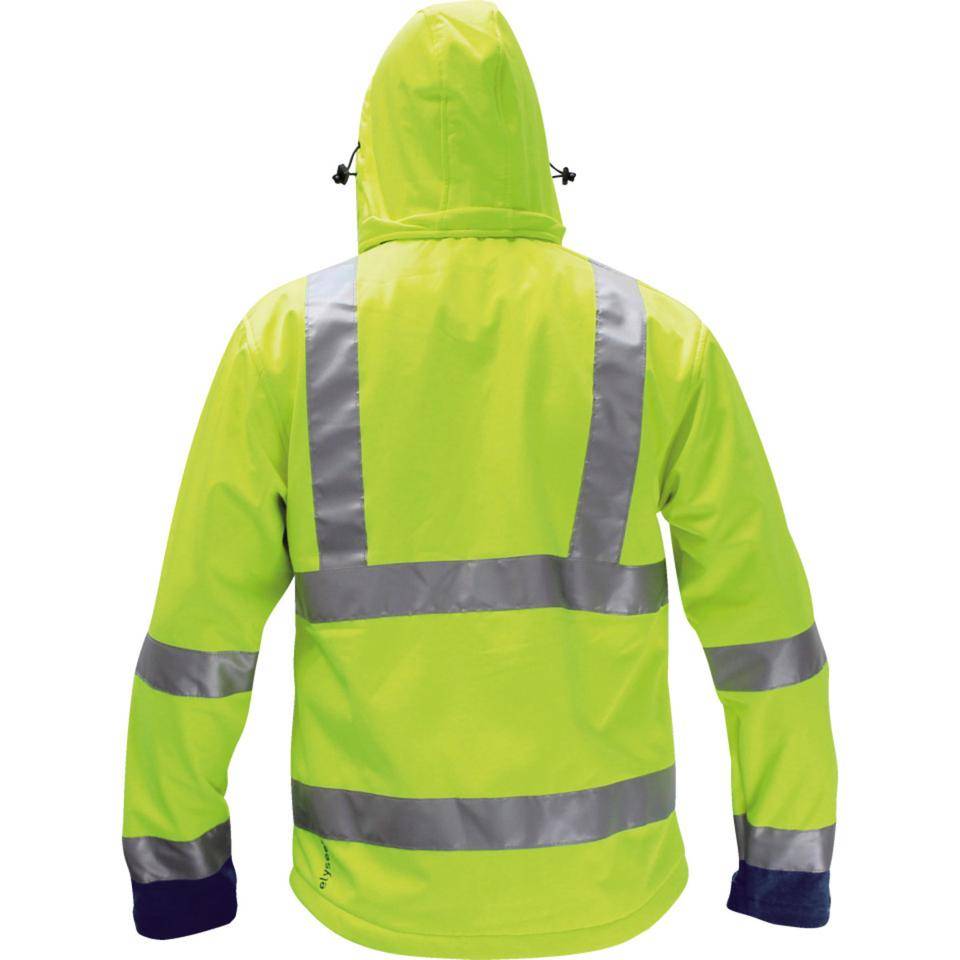 Warnschutz Softshell-Jacke ELYSEE, EN ISO 20471/3, gelb/marine, Größe M-1
