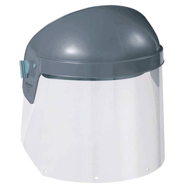PIP Gesichtsschutzhalterung SB 600, EN 166, grau, Polypropylen, 230g