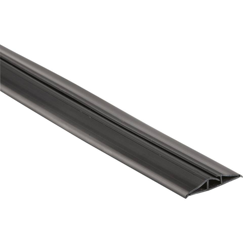 Kabelbrücke Toploader 3m, schnelle Verlegung von Kabeln, schwarz, 12x62mm, 3 Meter-0