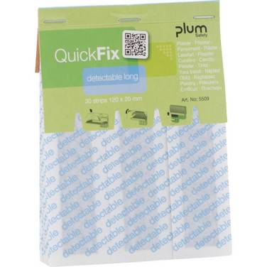 Nachfüllpack QuickFix Fingerverband detectable, Textilgewebe, 120x20mm, 180/VE