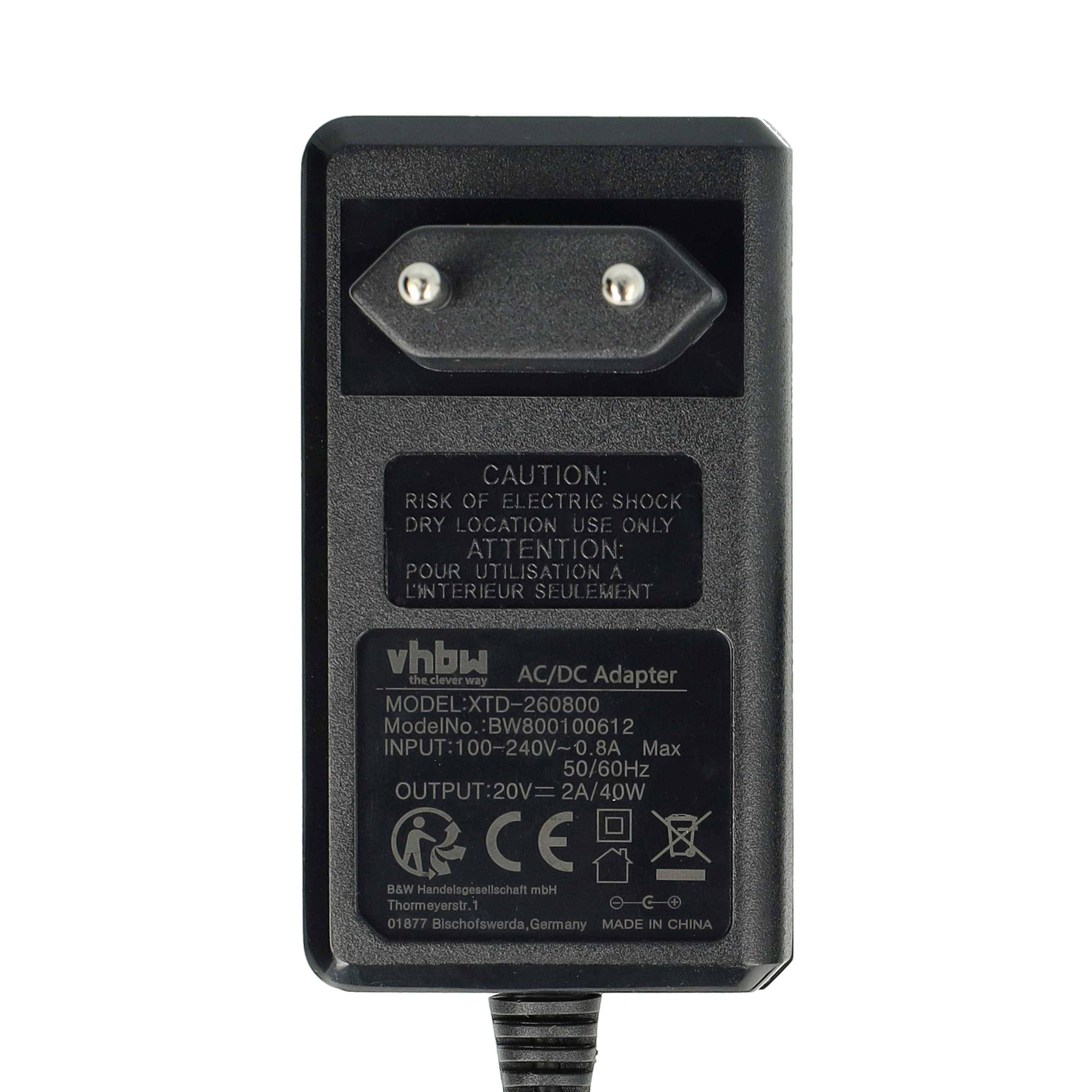 vhbw Netzteil kompatibel mit CMS ICBook M1 Notebook | 125 cm, 40 W-4