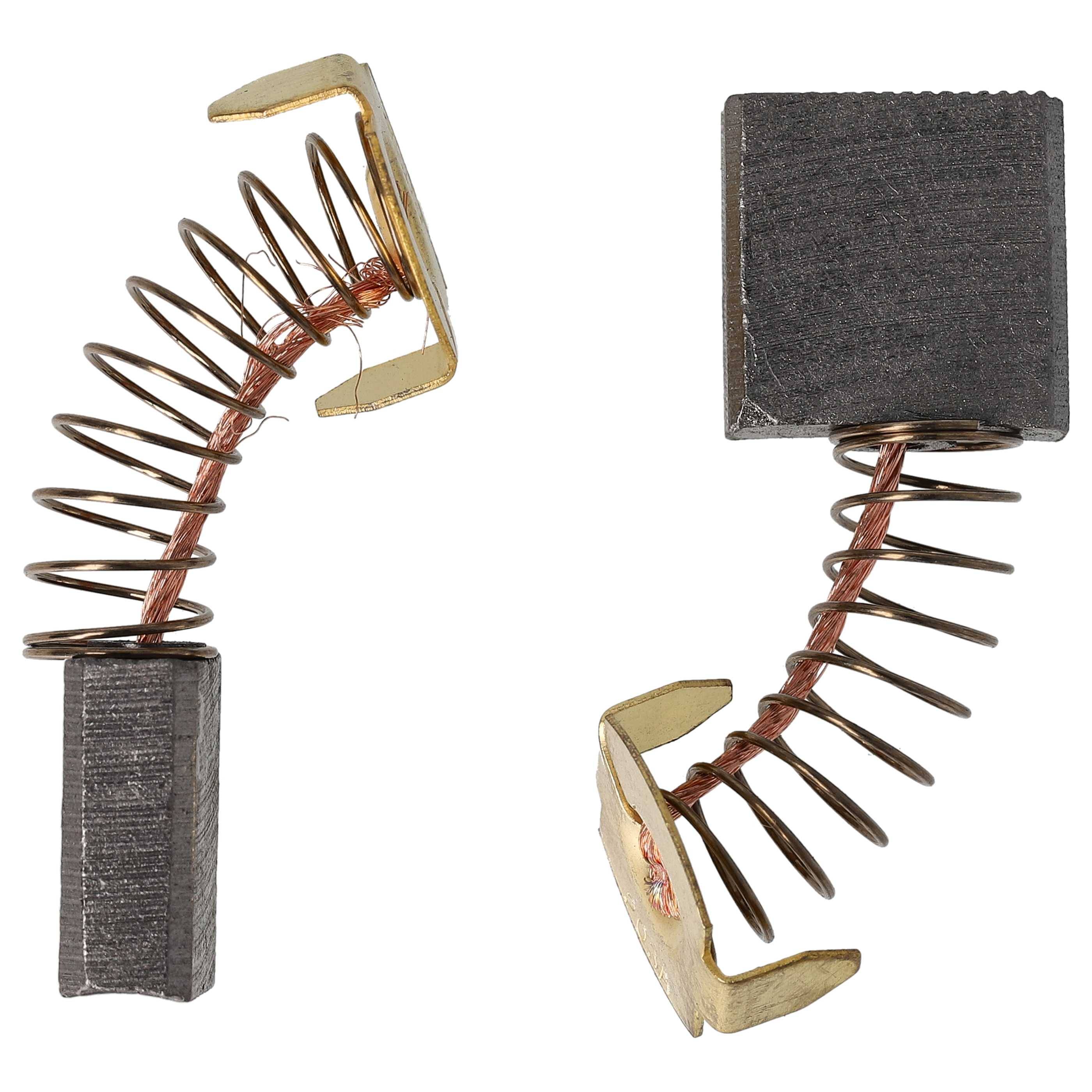 vhbw 2x Kohlebürste 7 x 18 x 16 mm kompatibel mit Makita GA 9020 R | GA7010C, GA7020, GA7020S, GA7030, GA7030S-3