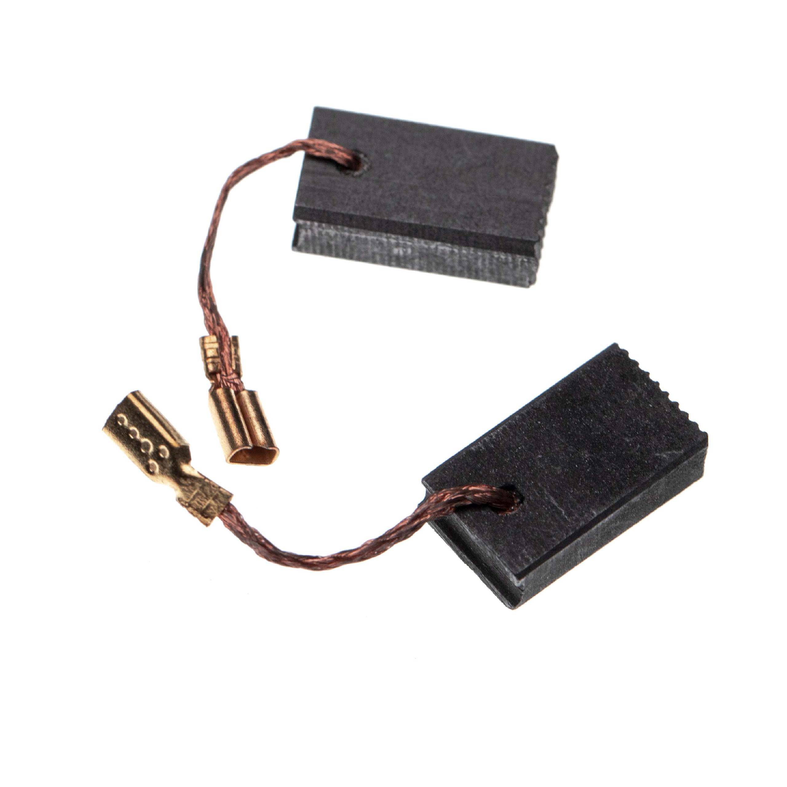 vhbw 2x Kohlebürste 5 x 10 x 17 mm kompatibel mit Bosch GWS 10-125 CE | GWS 10-125 Z, GWS 10-150 C, GWS 1000-1