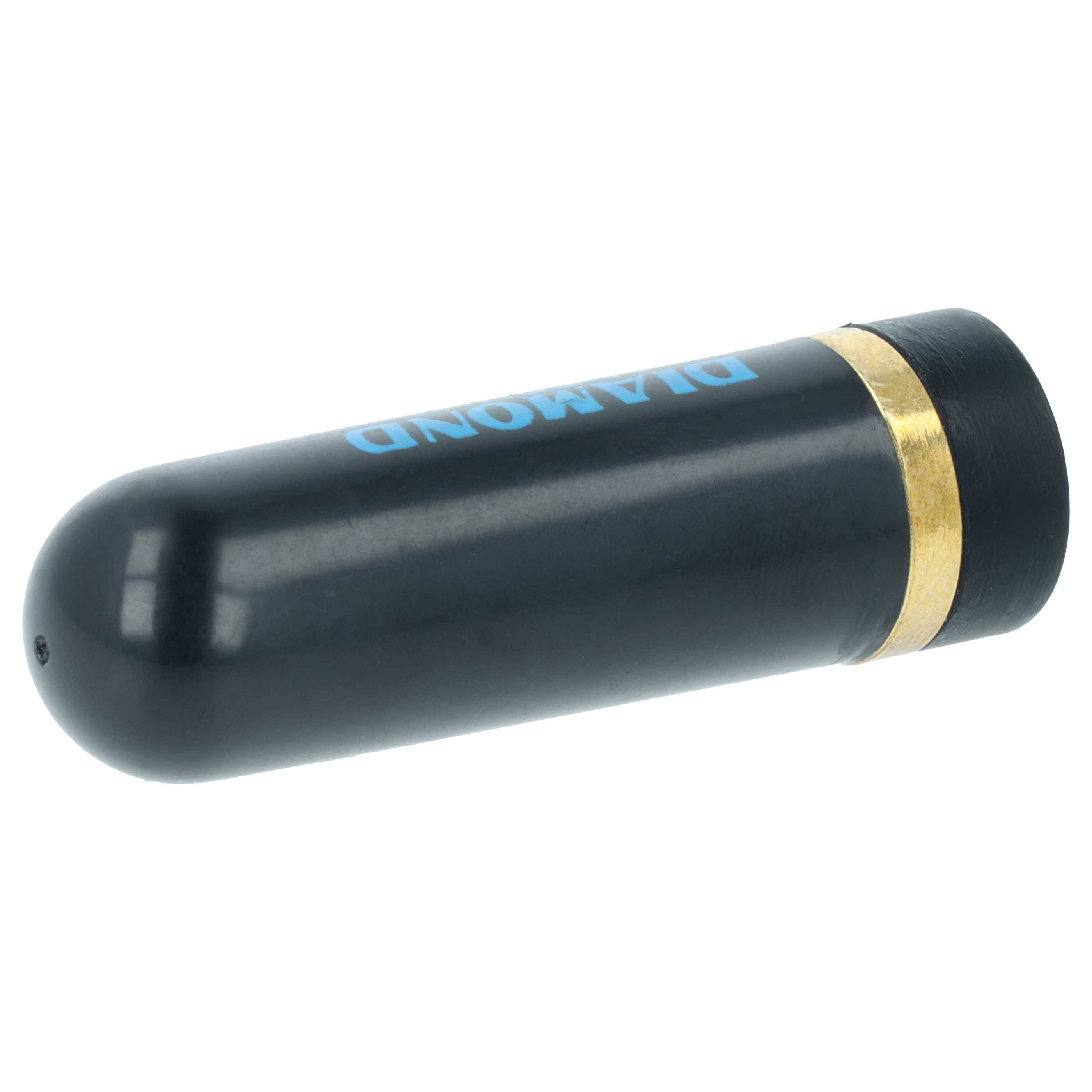 vhbw Antenne kompatibel mit Albrecht Funkgerät | 4,9 cm, SMA Stecker Schwarz-1