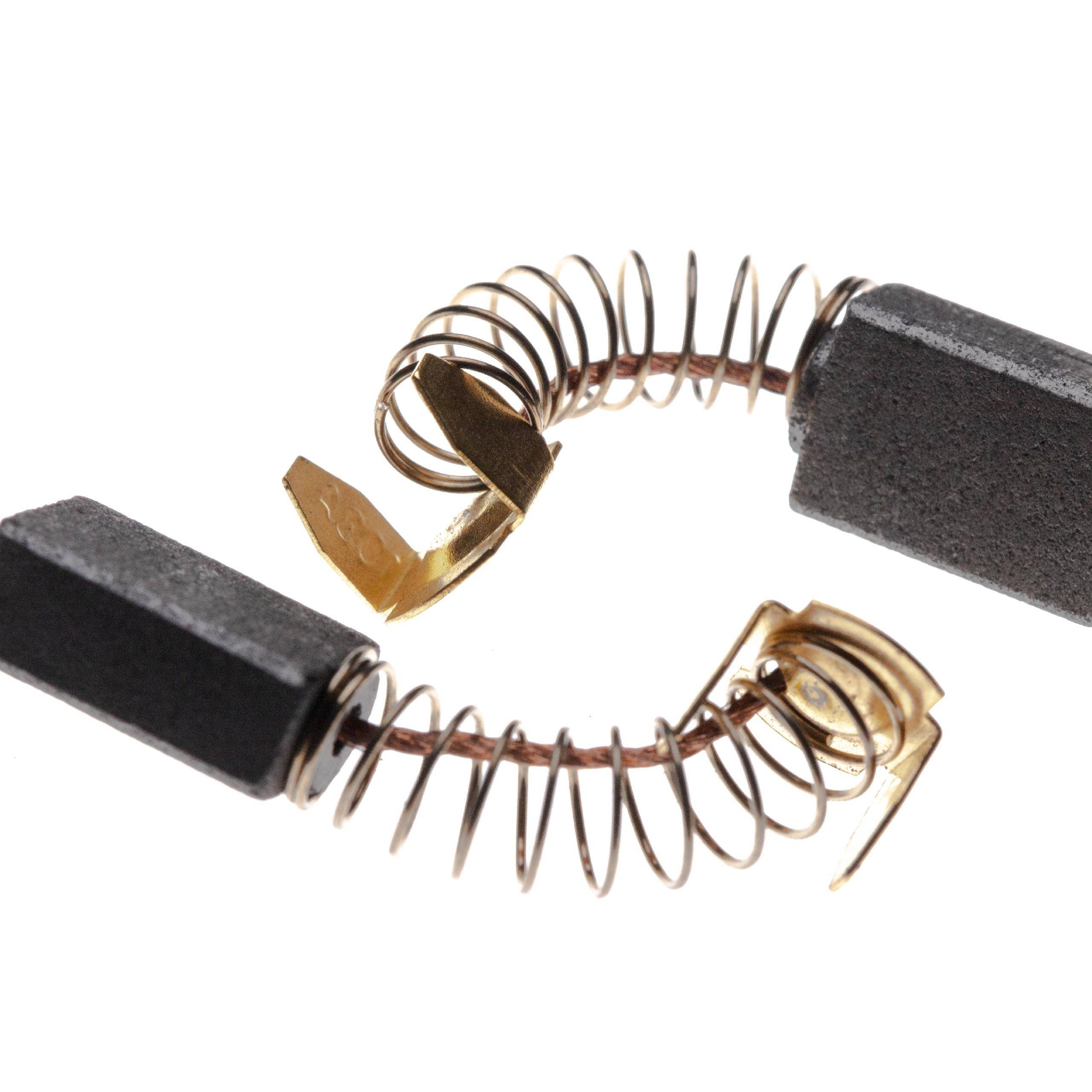 vhbw 2x Kohlebürste 6 x 10 x 15 mm kompatibel mit Makita 9900B | 9045N, 9924DB, 9901, 9741, 9218SB, 9207SPC, 9207SPB-1