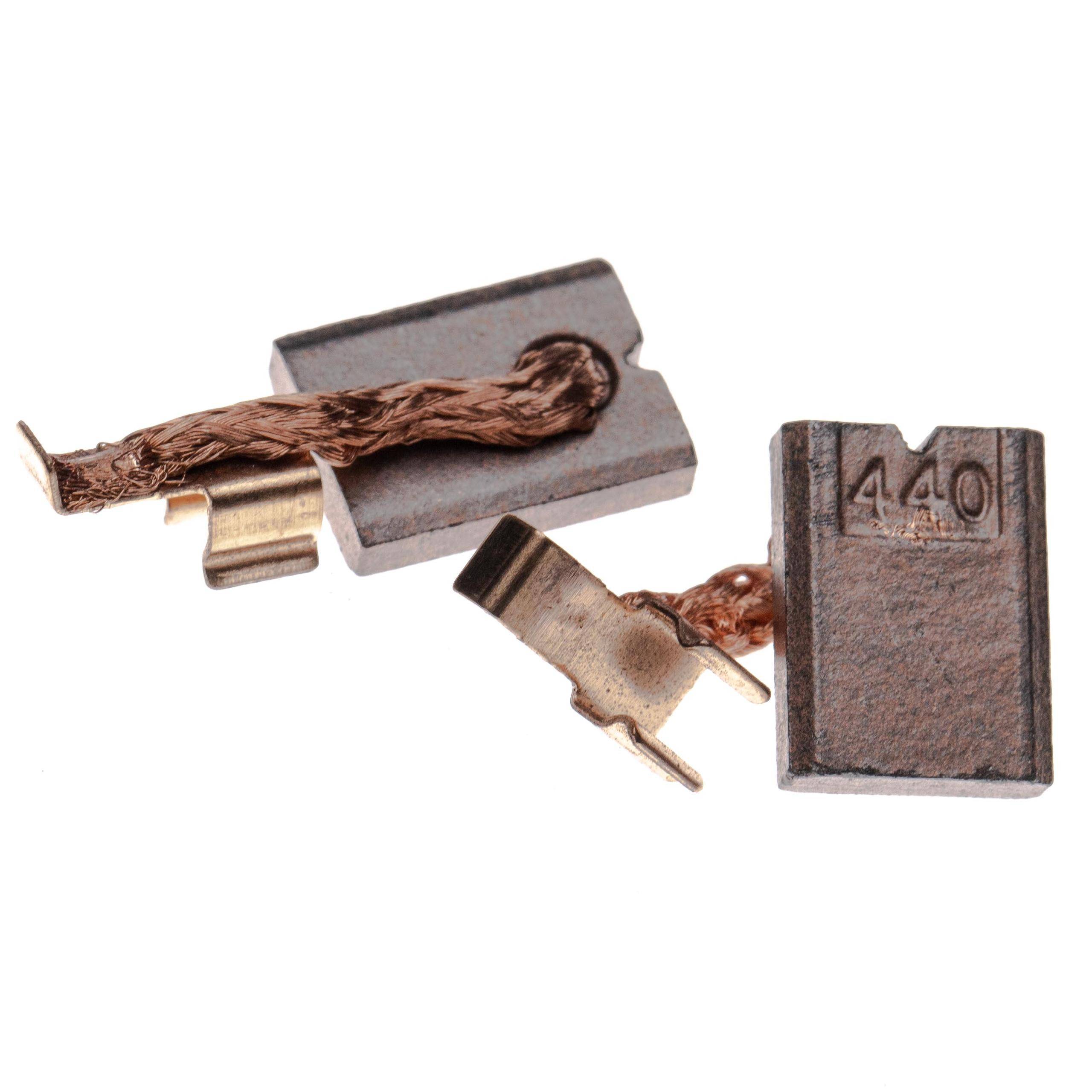 vhbw 2x Kohlebürste 3 x 10 x 13,4 mm Ersatz für Makita 194159-4 | 194427-5, CB-436, CB-440, CB-448 für Elektrowerkzeug-0