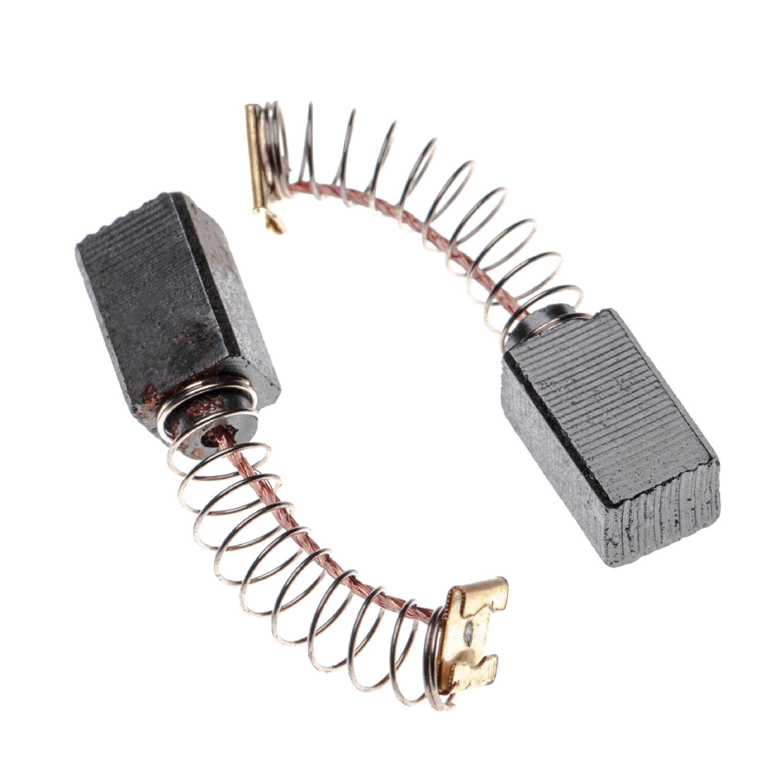 vhbw 2x Kohlebürste 6,5 x 7,5 x 12mm kompatibel mit Hitachi D-10C | D10V1, D10VC, D10VC2, D10VD, D10VF Elektrowerkzeug-0