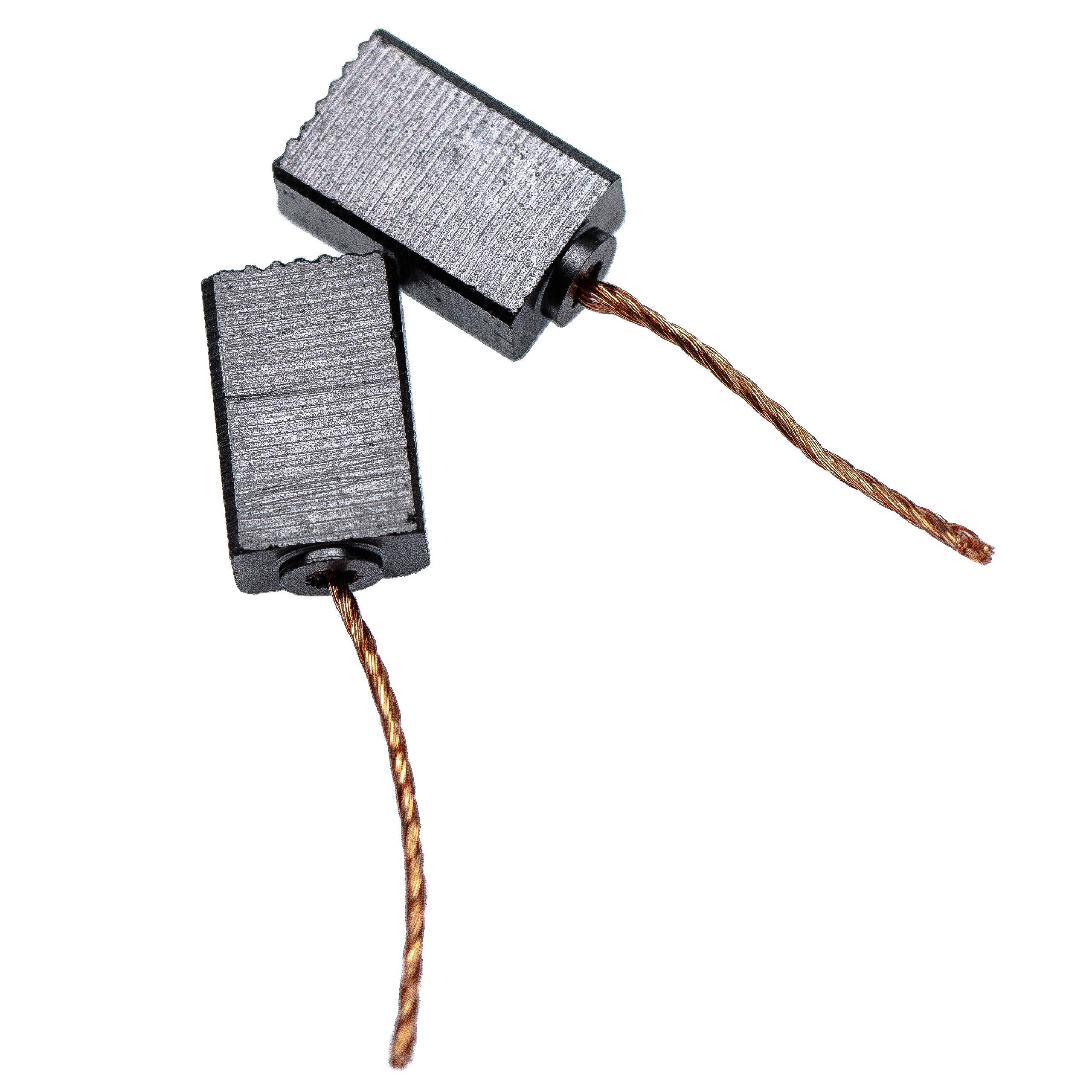 vhbw 2x Kohlebürste Motorkohle kompatibel mit Hilti SF 144-A | Elektrowerkzeug 4,8 x 8 x 13mm-1