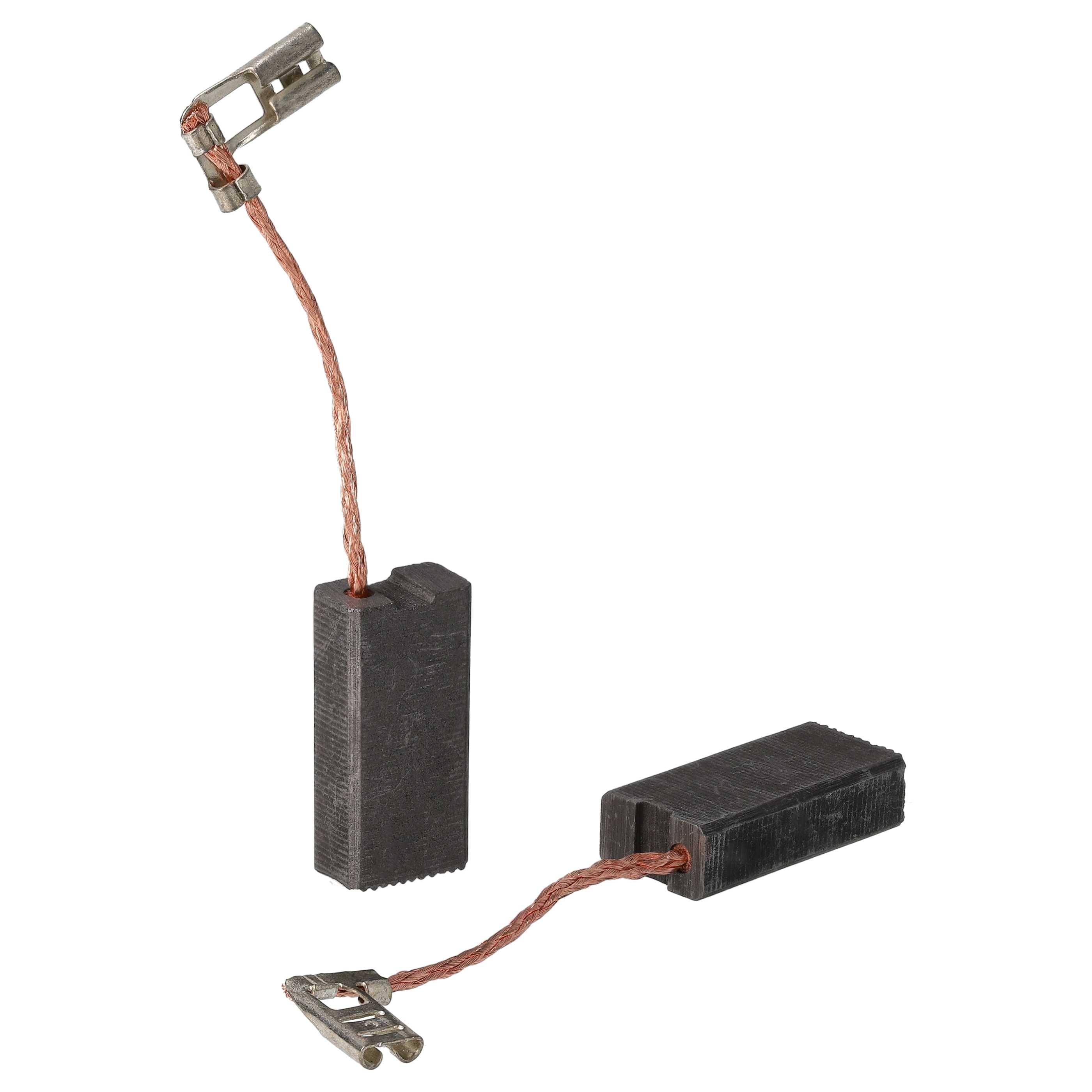 vhbw 2x Kohlebürste Motorkohle kompatibel mit Hilti DC-SE 19 | DC-SE 20, TE 56, TE 56-ATC, TE 60 Bohrhammer 7 x 12,5 x-0