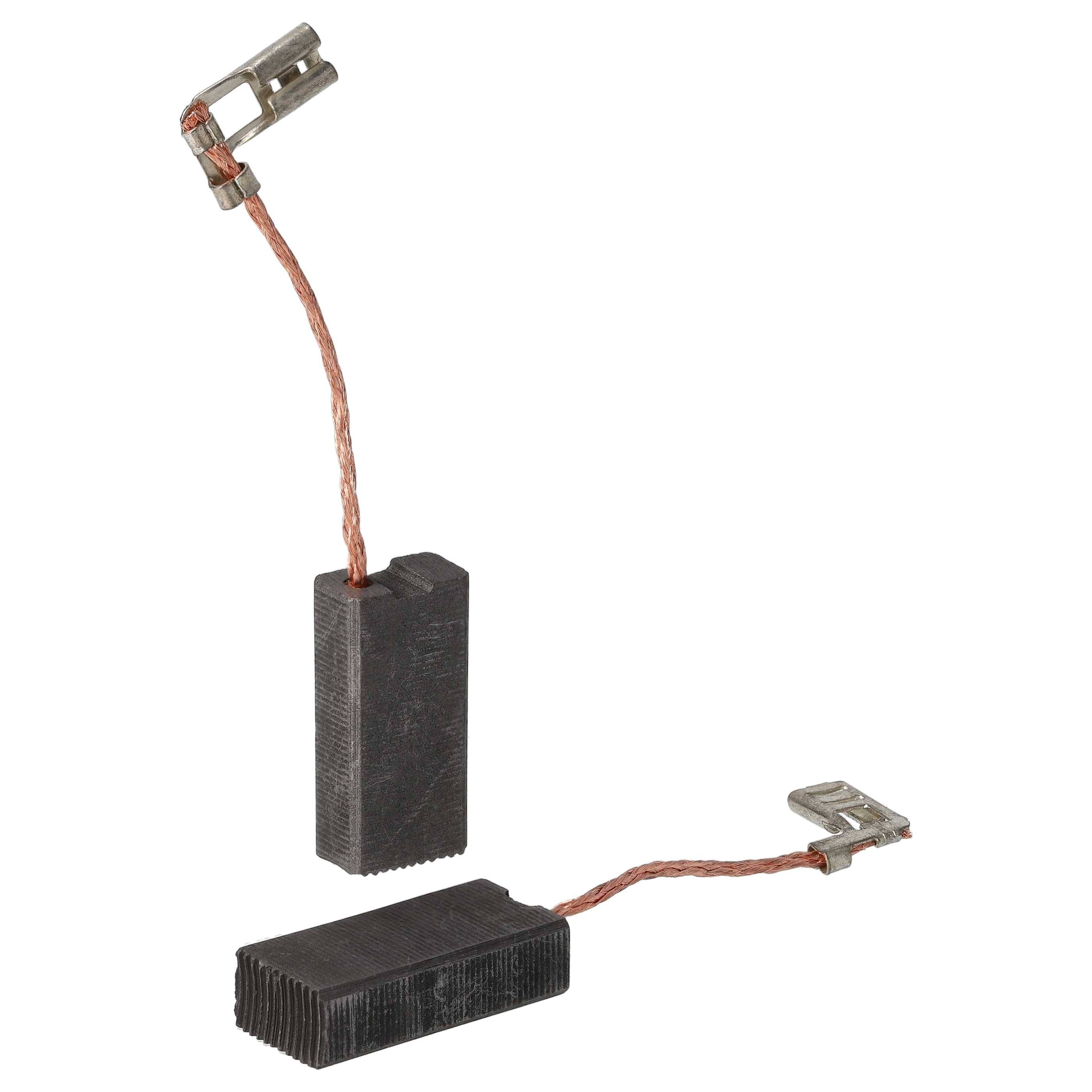 vhbw 2x Kohlebürste Motorkohle kompatibel mit Hilti DC-SE 19 | DC-SE 20, TE 56, TE 56-ATC, TE 60 Bohrhammer 7 x 12,5 x-1