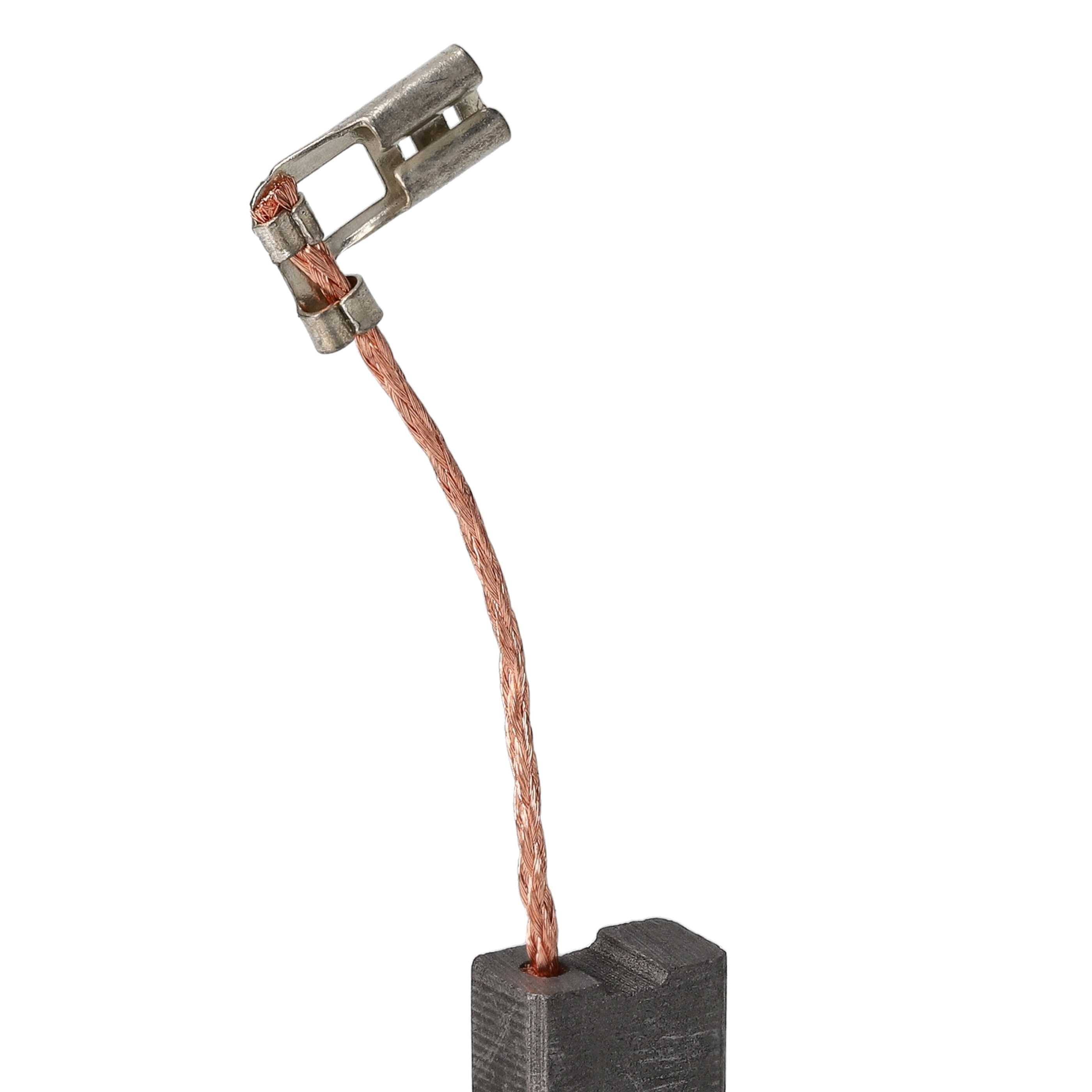 vhbw 2x Kohlebürste Motorkohle kompatibel mit Hilti DC-SE 19 | DC-SE 20, TE 56, TE 56-ATC, TE 60 Bohrhammer 7 x 12,5 x-4