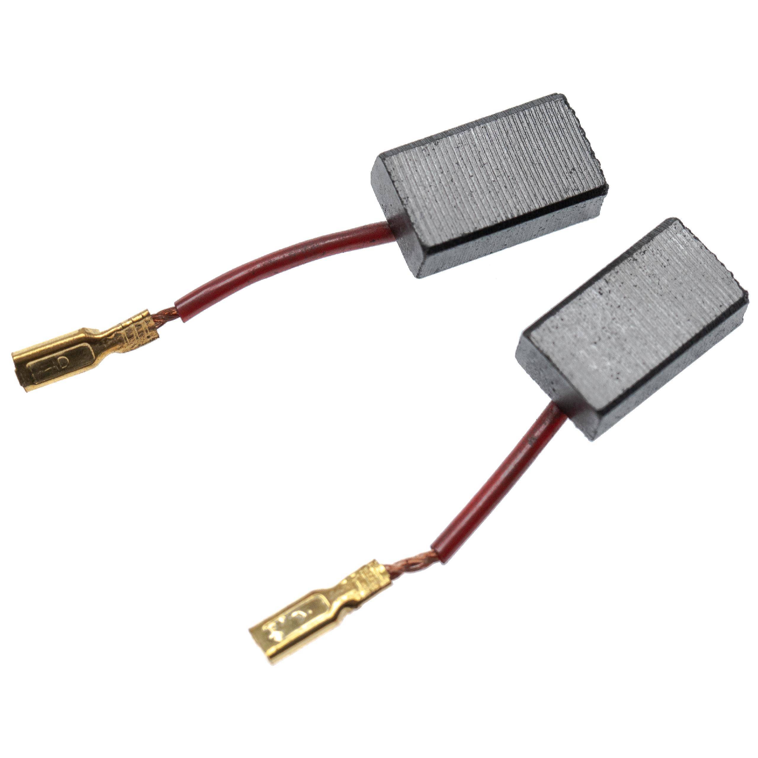 vhbw 2x Kohlebürste 6 x 10 x 17 mm kompatibel mit Hilti AG 125-S | AG 230-S, D 125-S Elektrowerkzeug-0