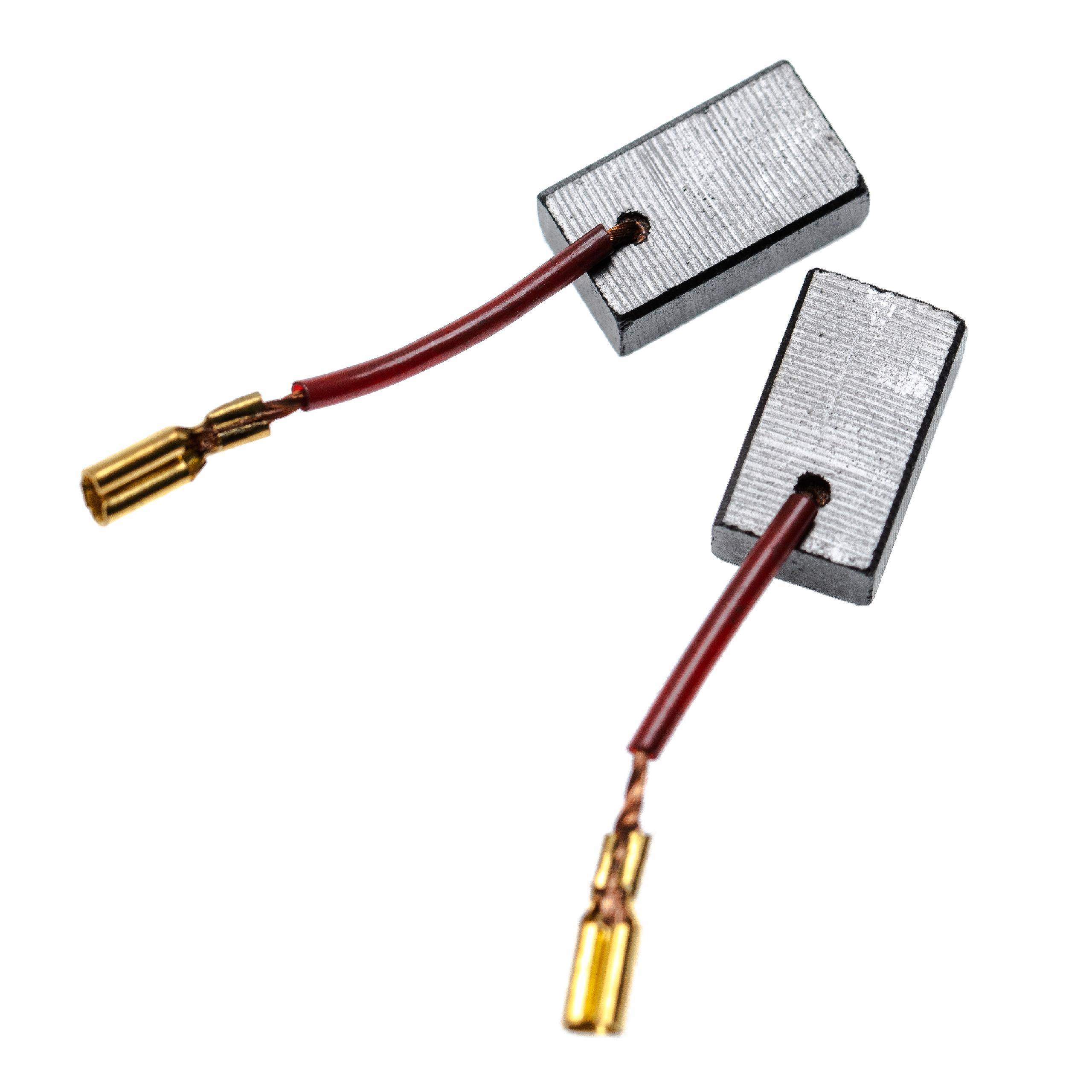 vhbw 2x Kohlebürste 6 x 10 x 17 mm kompatibel mit Hilti AG 125-S | AG 230-S, D 125-S Elektrowerkzeug-1