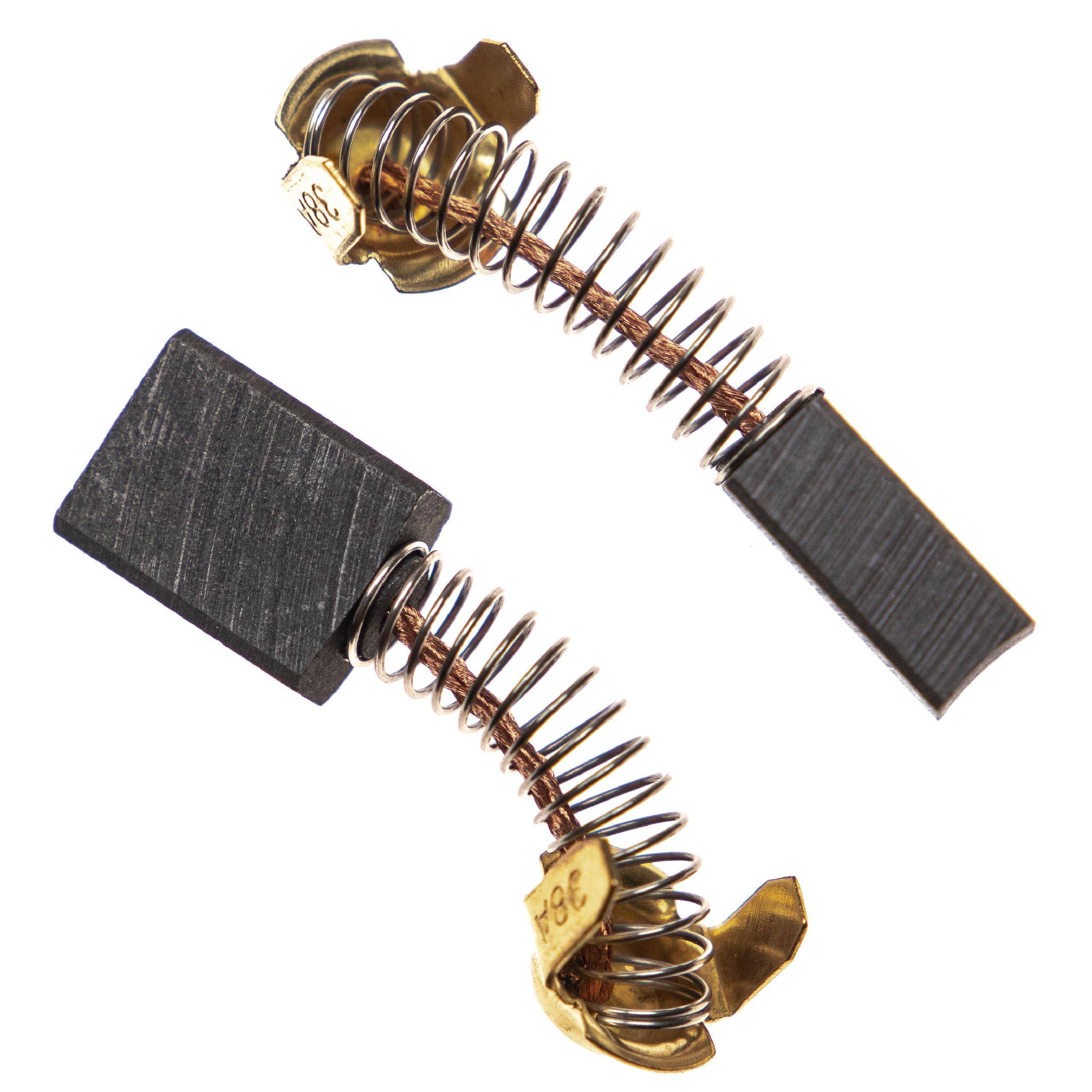 vhbw 2x Kohlebürste 16,5 x 13 x 7 mm kompatibel mit Hitachi C10FCH2 | C10FCE2 Elektrowerkzeug + Feder-1