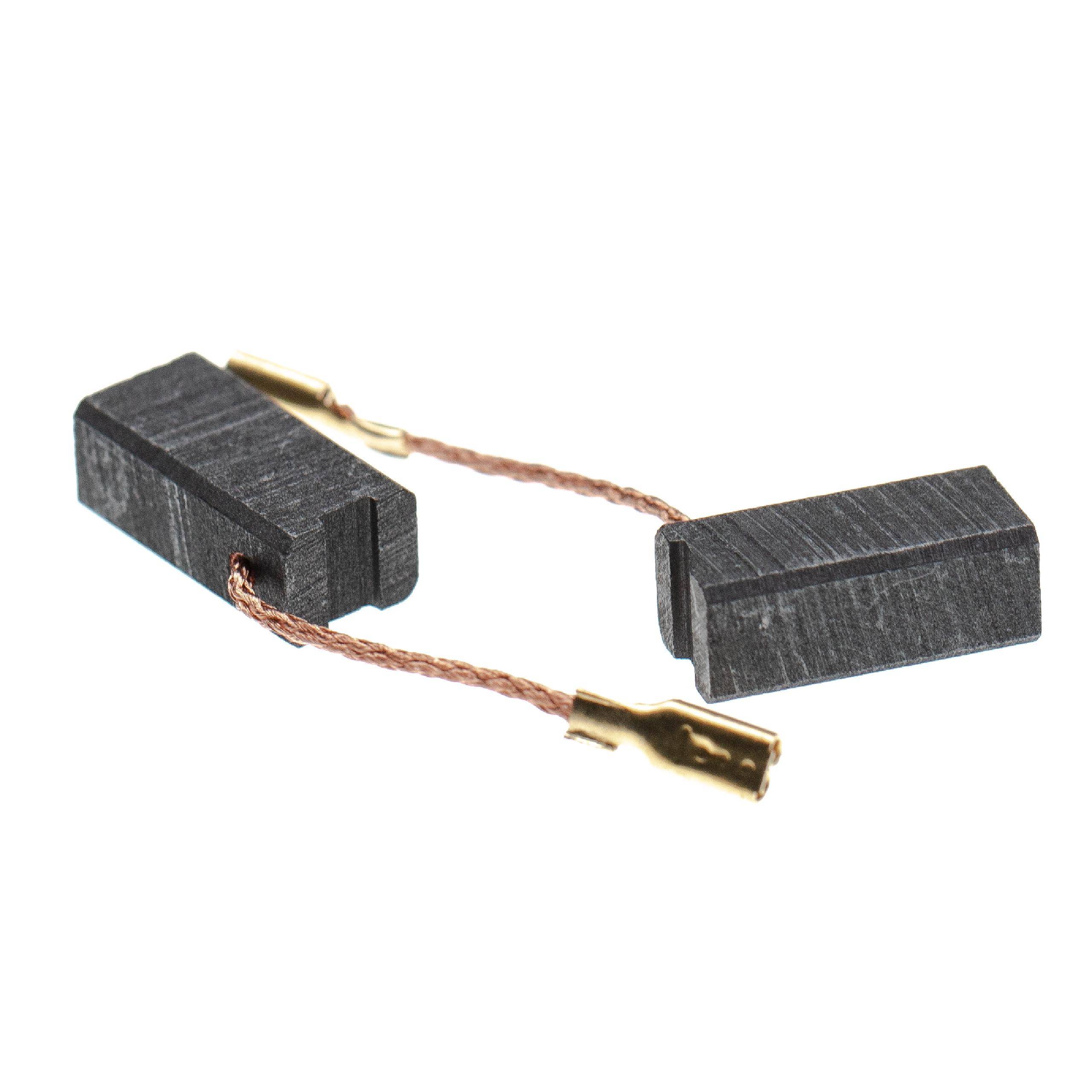 vhbw 2x Kohlebürste kompatibel mit Metabo 7026 | 7015, 7010, 6014, 9023, 7126, 7115, AG650SL, 9123, AG555SL-1