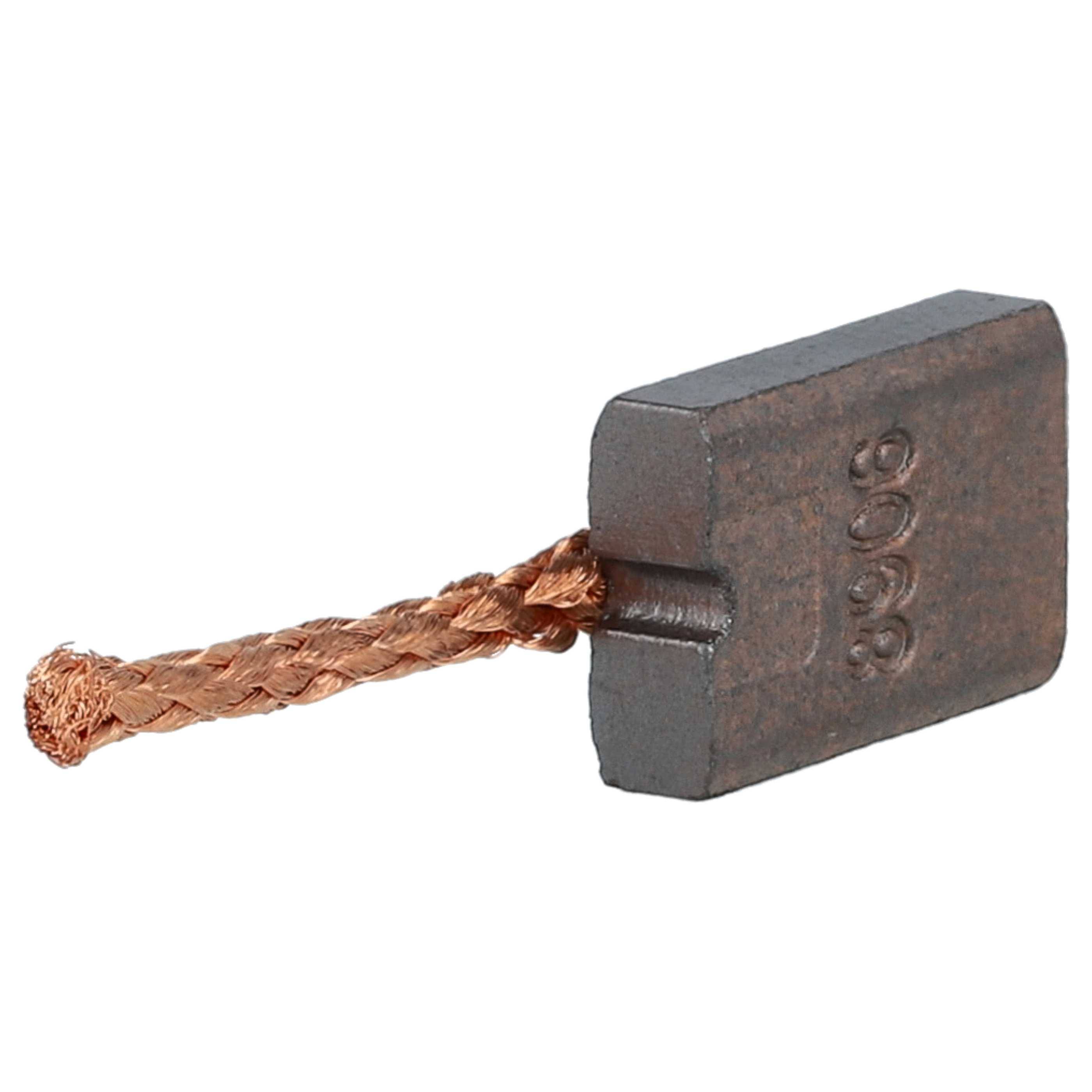 vhbw 2x Kohlebürste 13 x 8,3 x 3 mm kompatibel mit Hilti SFC-14 A, SFC 14-A, SFC 14-A CE, SFC 14-A CE assy, SFC 14-A ETL-1