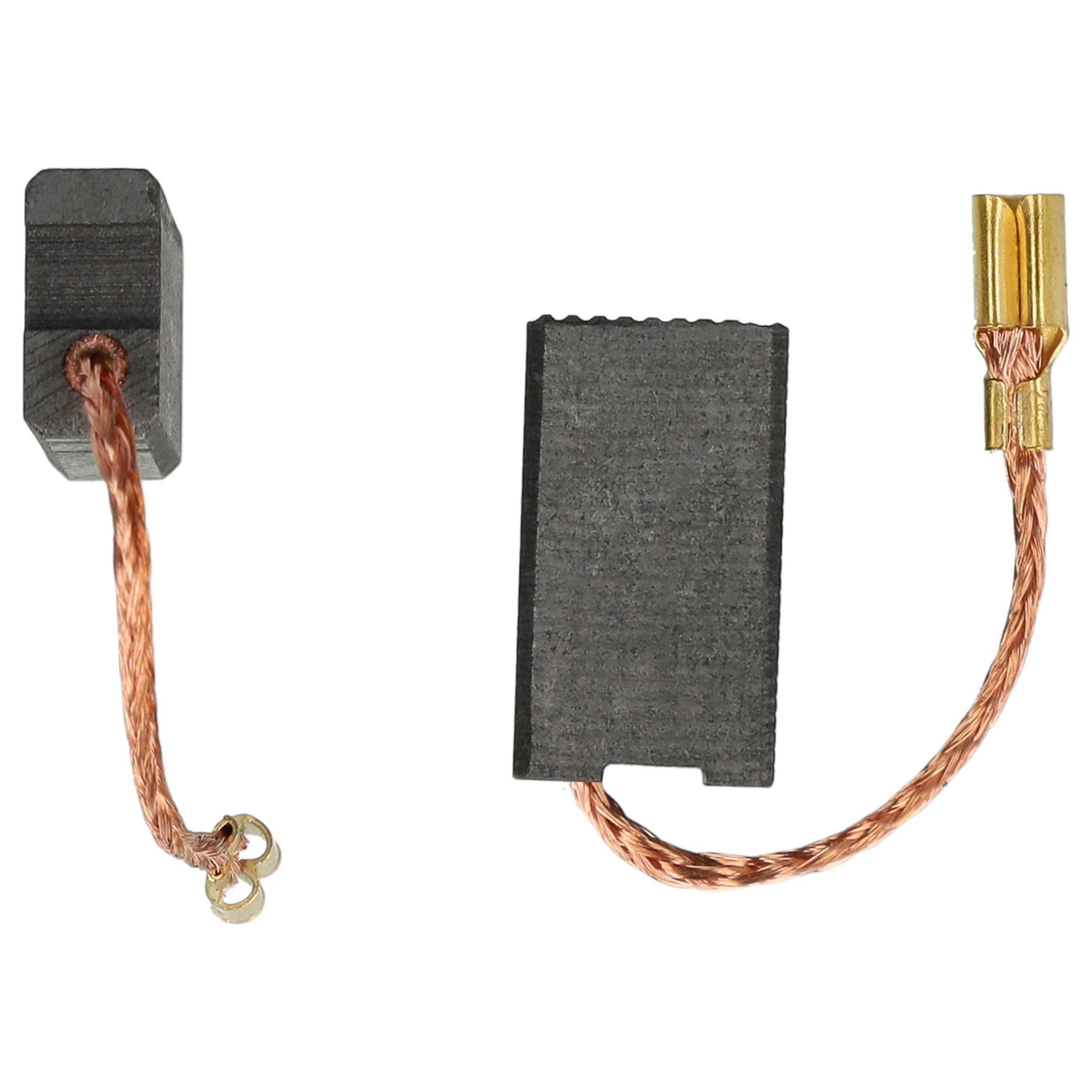 vhbw 2x Kohlebürste kompatibel mit AEG PH 3 X, PH 350 RX2 | MFE 1500/0, PH 3, PE 150, PHE 26(911) Elektrowerkzeug 17,5 x-2
