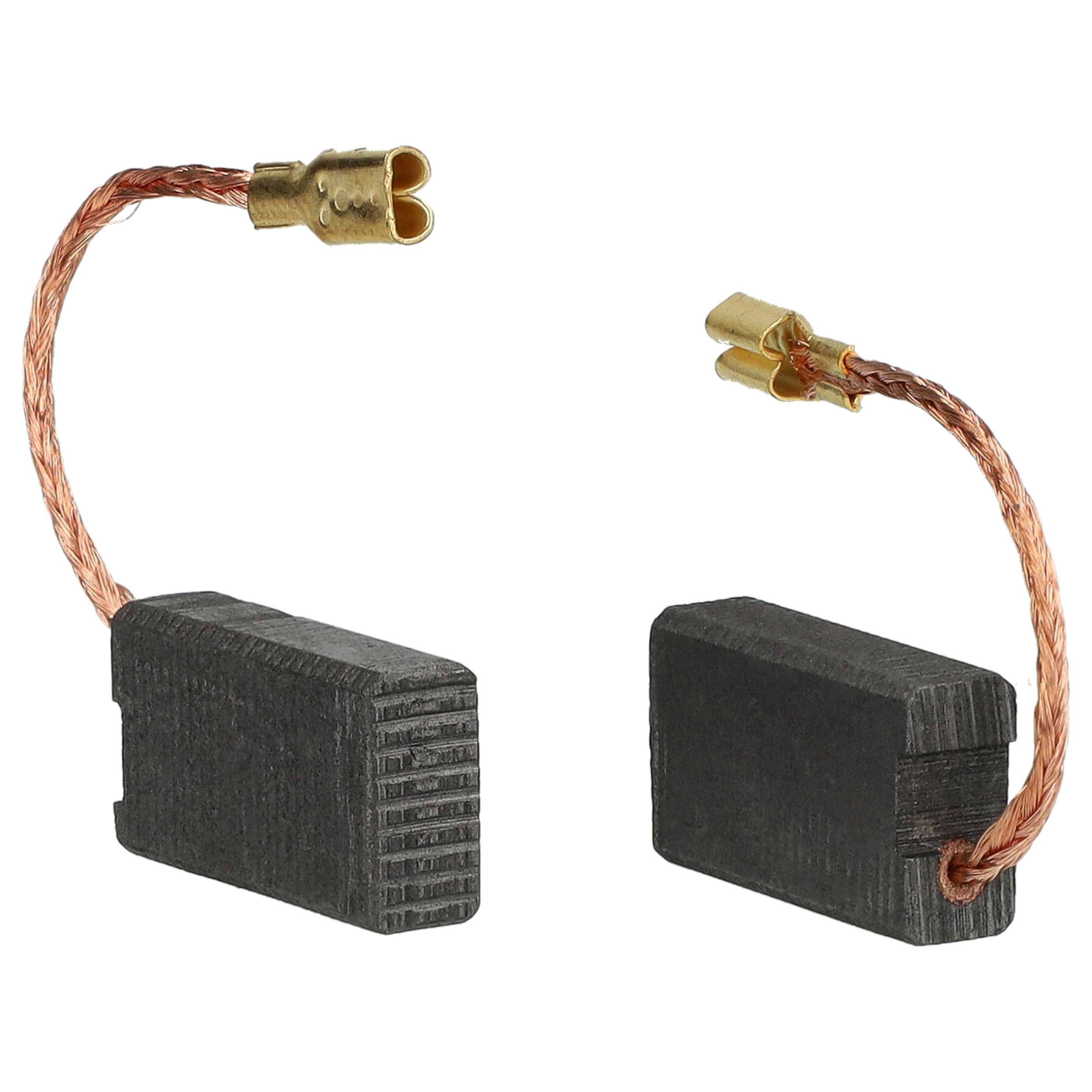 vhbw 2x Kohlebürste 17,5 x 10 x 5 mm kompatibel mit AEG WSSCE 1300-150 Elektrowerkzeug-0