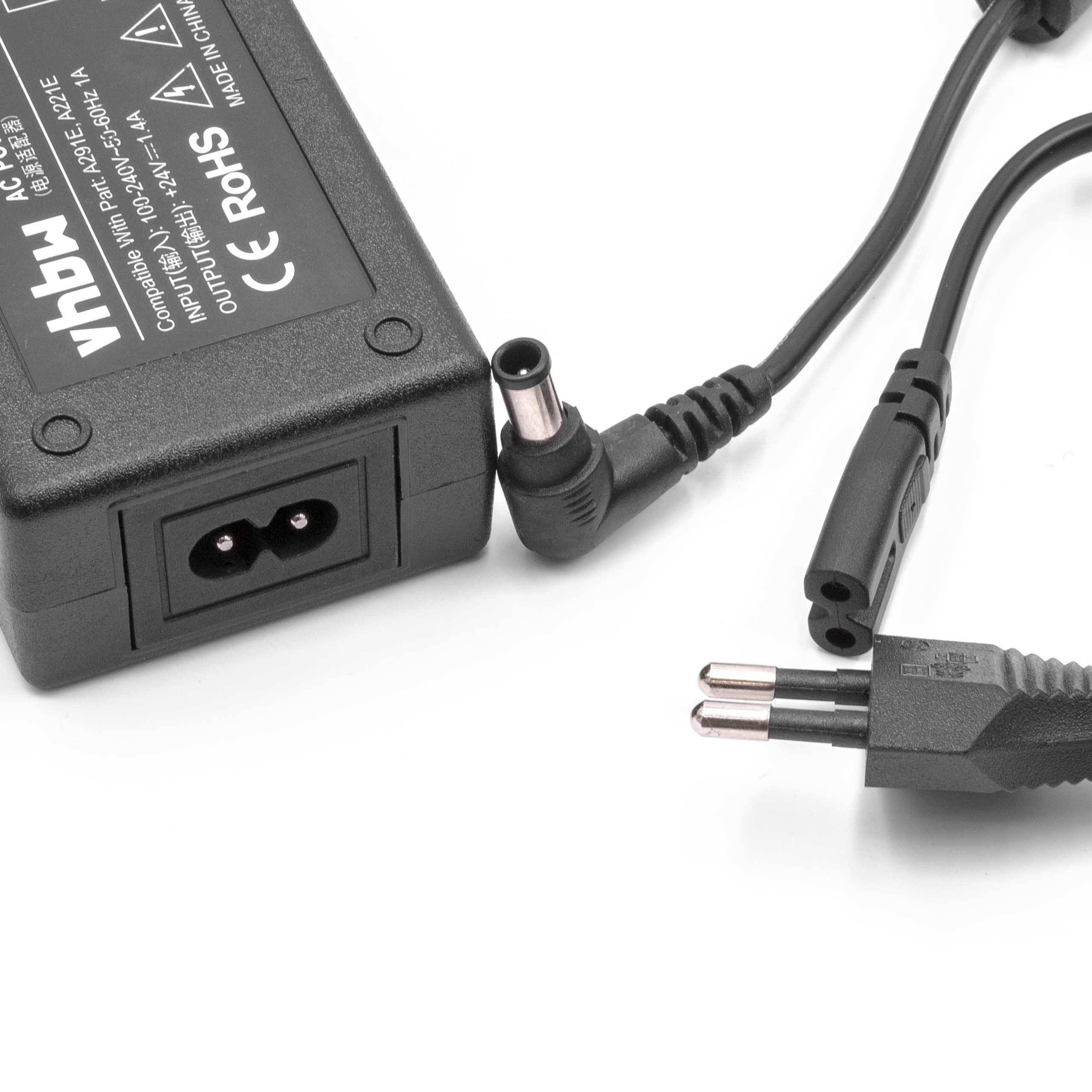 vhbw Netzteil kompatibel mit Epson Perfection 1660, 2400, 2480, 2580, 3170, 3400, 3490, 3590, 4180, 4490 Drucker - 220-1