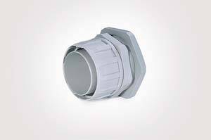 HellermannTyton FG, PG48 Kabelverschraubung PP Grau, IP54